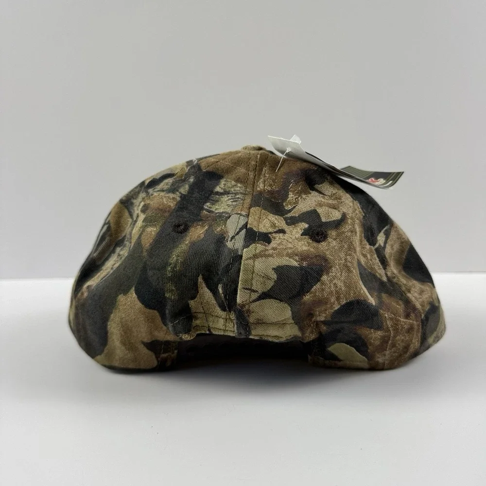 Vintage NWT Mossy Oak Camo Camouflage Hat Cap USA‎ SnapBack Forest Floor